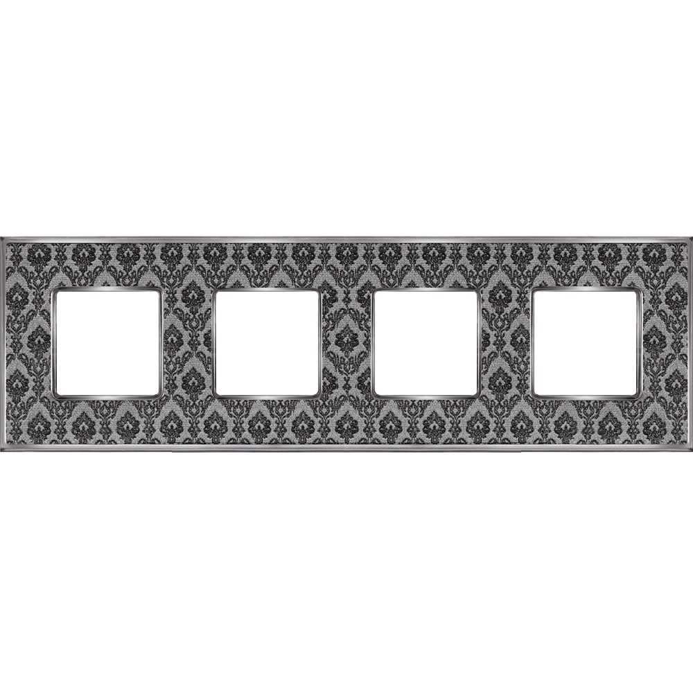 FD01444DNCB Рамка 4x Belle Epoque Tapestry, хориз./верт., цвят Decornoir-Bright Chrome, Fede_small