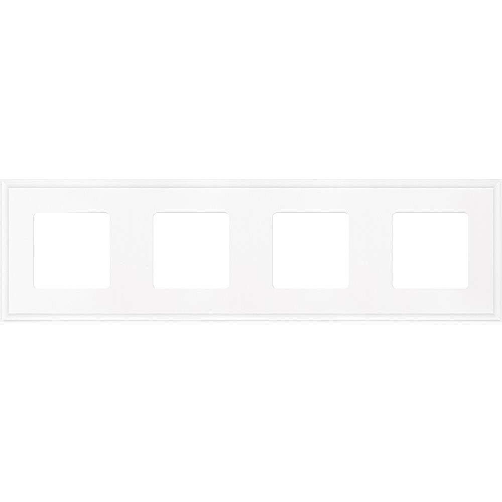 FD01604WH Рамка 4х, Marco, хориз./верт., цвят White, Fede