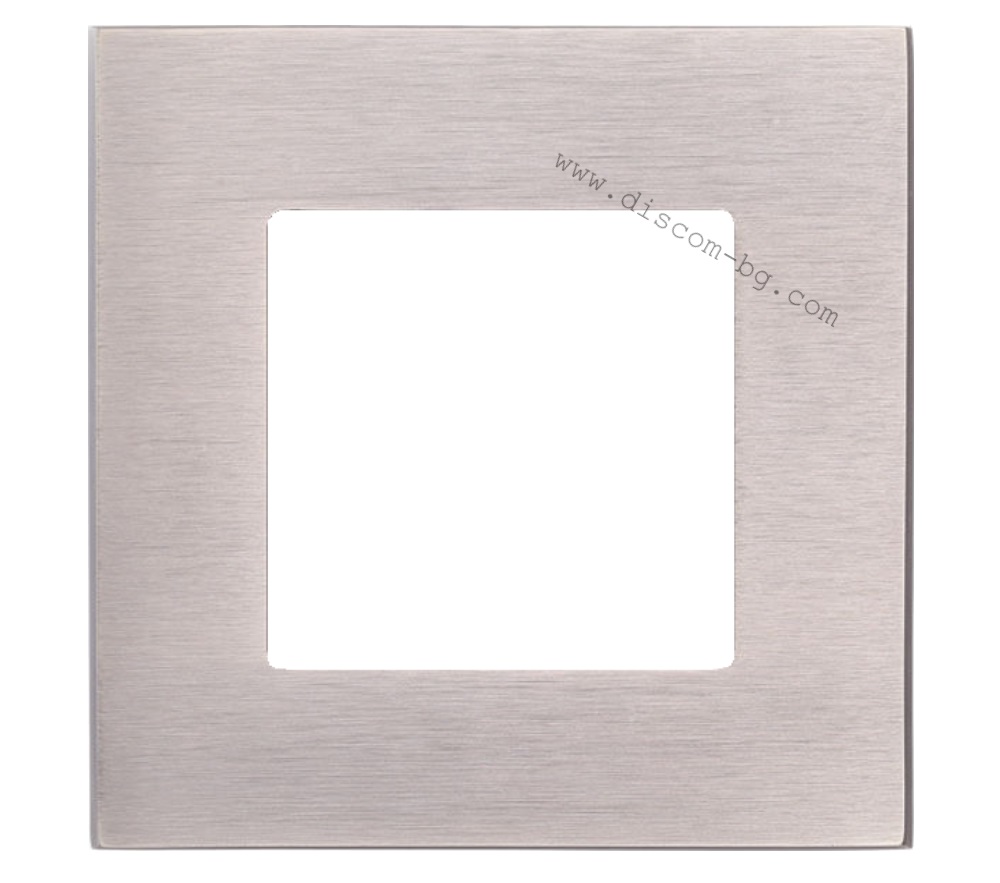 FD01701BG Рамка 1х, SoHo, цвят Graphite Brushed, стил Trendy & Eclectic, Fede