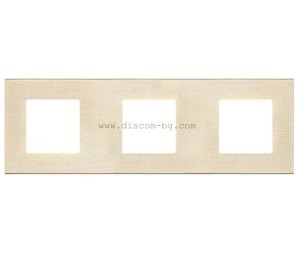 FD01703BB Рамка 3х, хориз./верт., SoHo, цвят Brass Brushed, стил Trendy & Eclectic, Fede