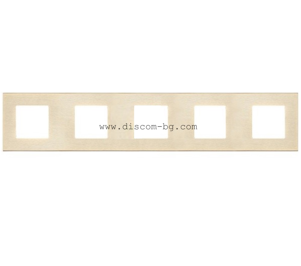 FD01705BB Рамка 5х, хориз./верт., SoHo, цвят Brass Brushed, стил Trendy & Eclectic, Fede
