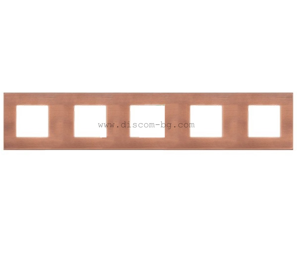 FD01705BC Рамка 5х, хориз./верт., SoHo, цвят Copper Brushed, стил Trendy & Eclectic, Fede