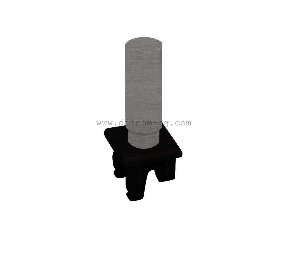 FD02318BG-M Лост-бутон за ключ SoHo, цвят Brushed Graphite, Fede