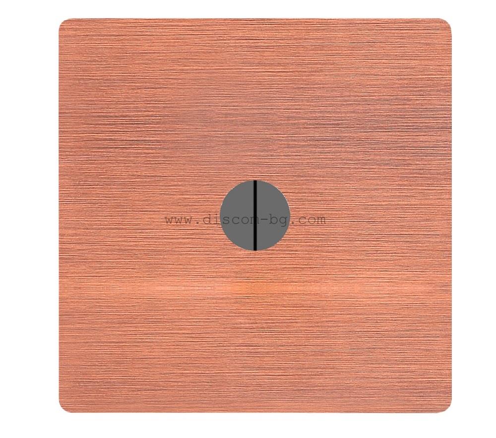 FD03160-BC Двуполусен ротативен ключ SoHo, 25A 250V, цвят Brushed Copper, Fede_small