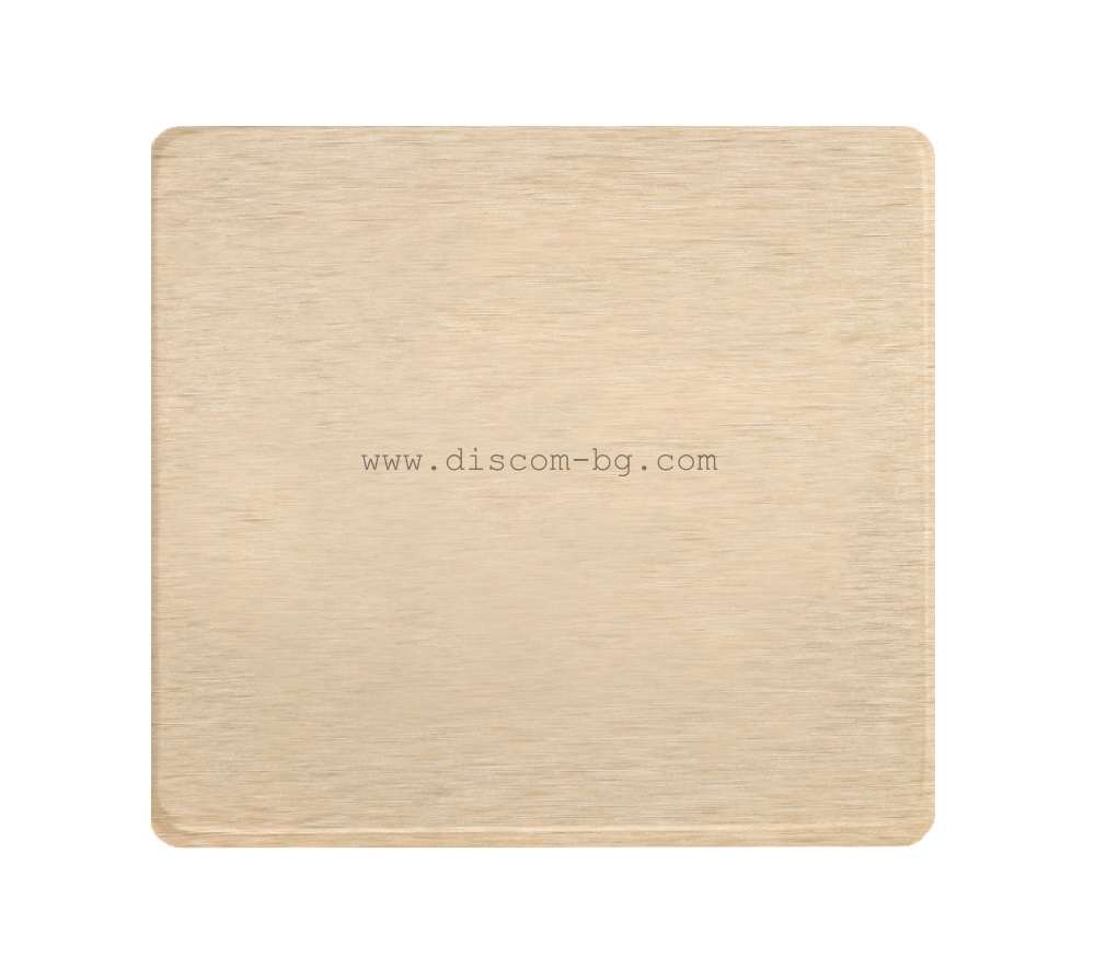 FD04310BB Бутон за ключ SoHo, 1М, цвят Brushed Brass, Fede