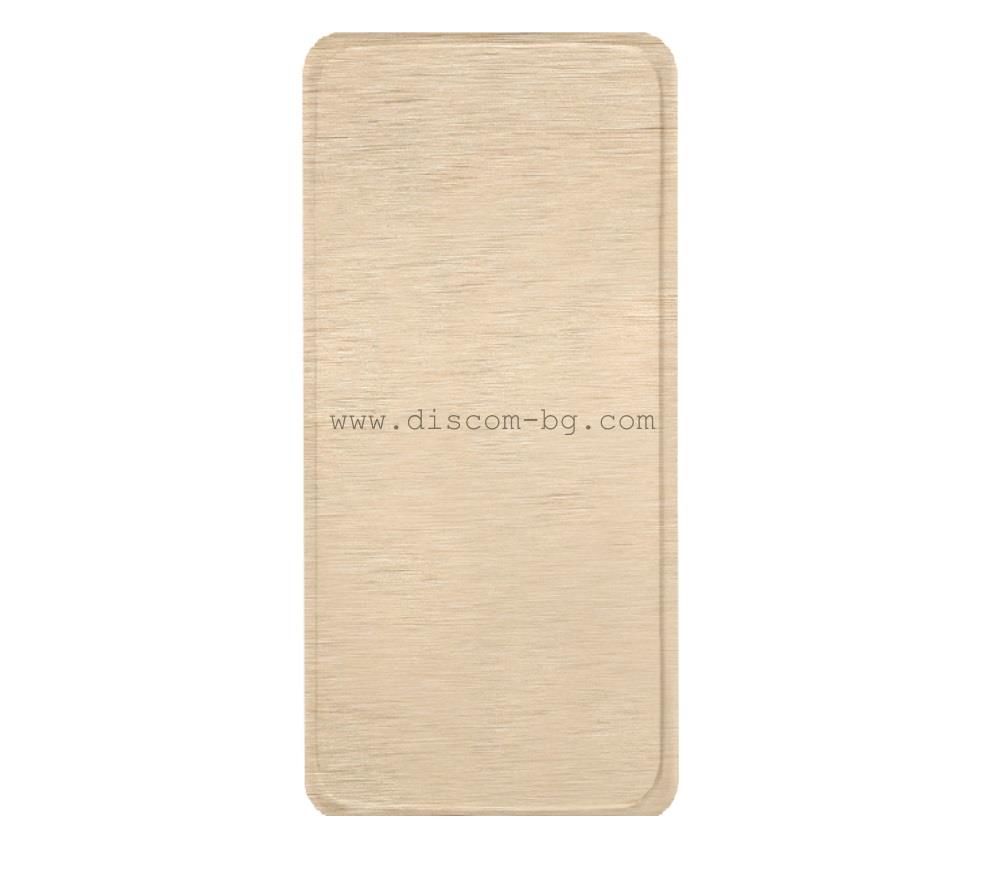 FD04311BB Бутон за ключ SoHo, 1/2М, цвят Brushed Brass, Fede_small
