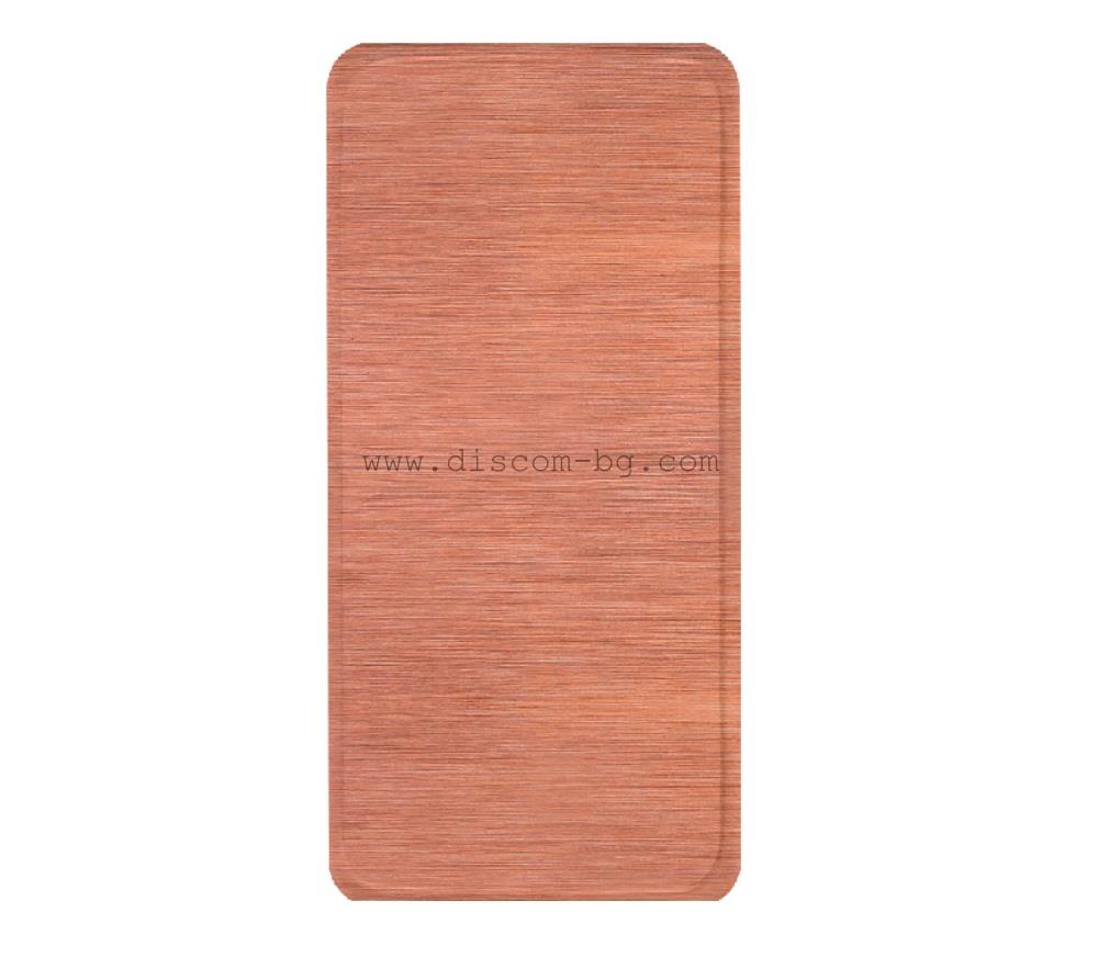 FD04311BC Бутон за ключ SoHo, 1/2М, цвят Brushed Copper, Fede_small