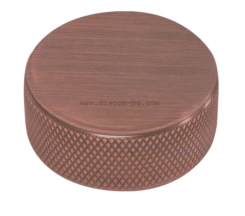 FD04336BC Въртящ бутон за ротативен димер SoHo, цвят Brushed Copper, Fede_small