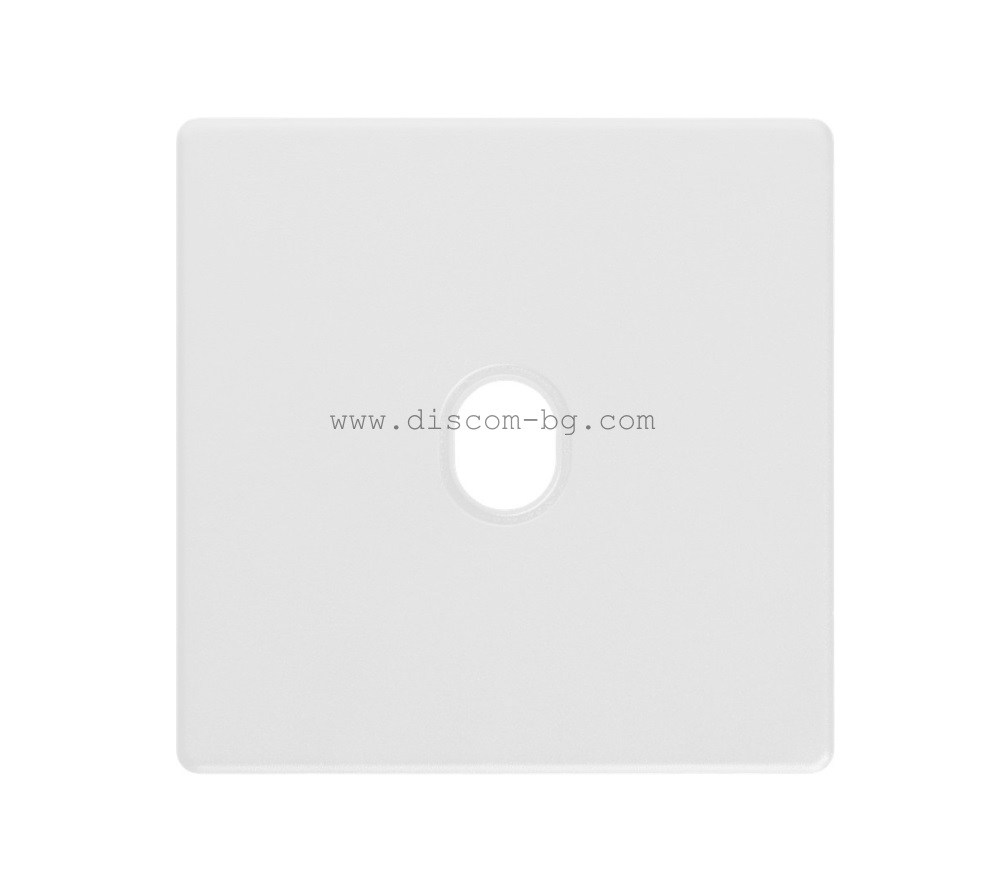FD04420P Лицев панел за ключ с лост-бутон SoHo, пластмаса, цвят White, Fede