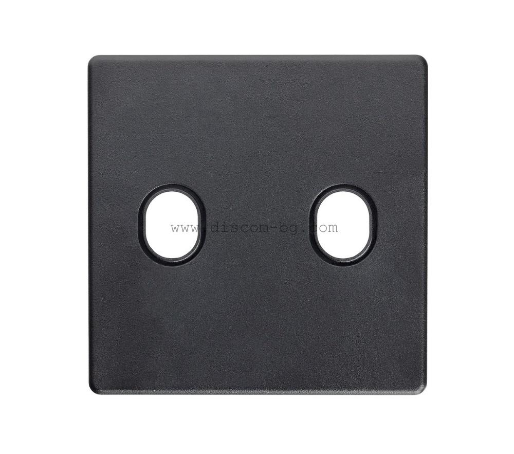 FD04421P-M Лицев панел за сериен ключ SoHo, цвят Black, Fede_small