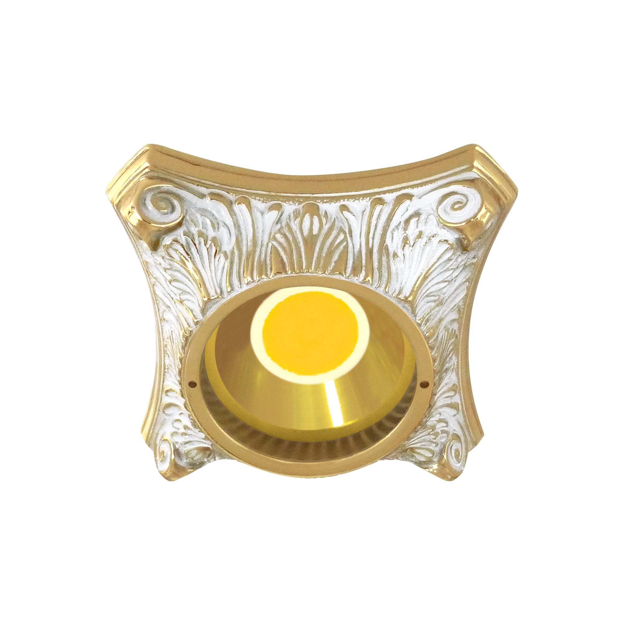 FD1010ROP Спот Pisa, LED GU10, 230V 5.5W, 90/90 мм, white & gold, Fede_small
