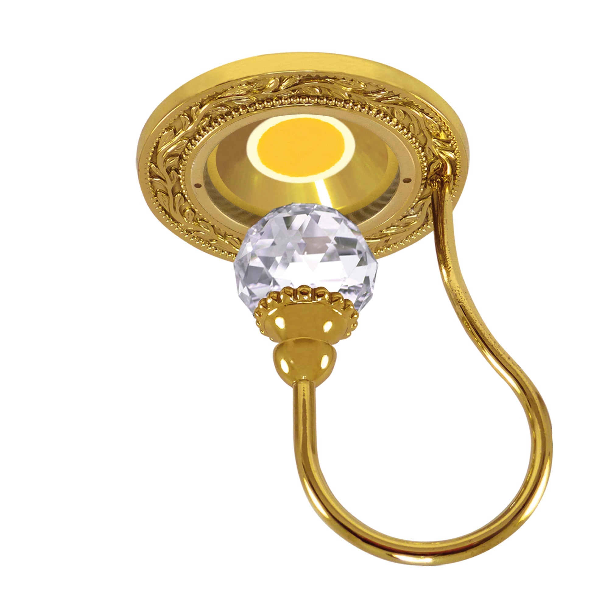 FD1034CLOB Спот Paris Crystal de Luxe, LED GU10, 230V 5.5W, Ø78 мм H90 мм, bright gold, Fede_small