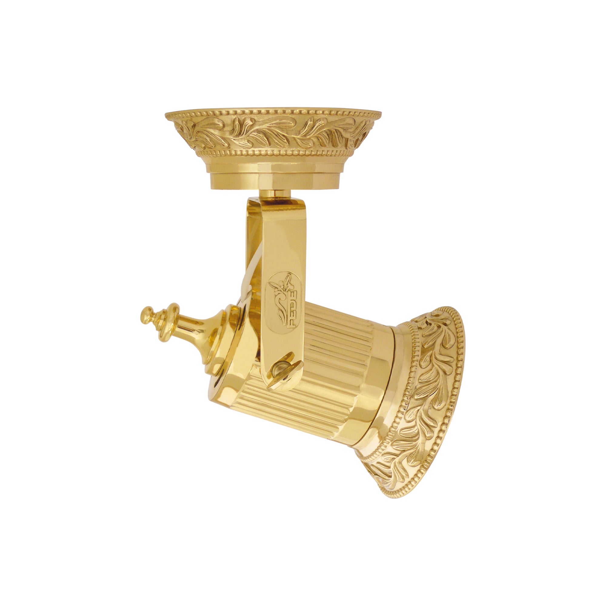 FD1036POB Спот-прожектор New Vienna I, LED E27, 230V 9.5W, Ø125 мм, W185/H215 мм, bright gold, Fede_small