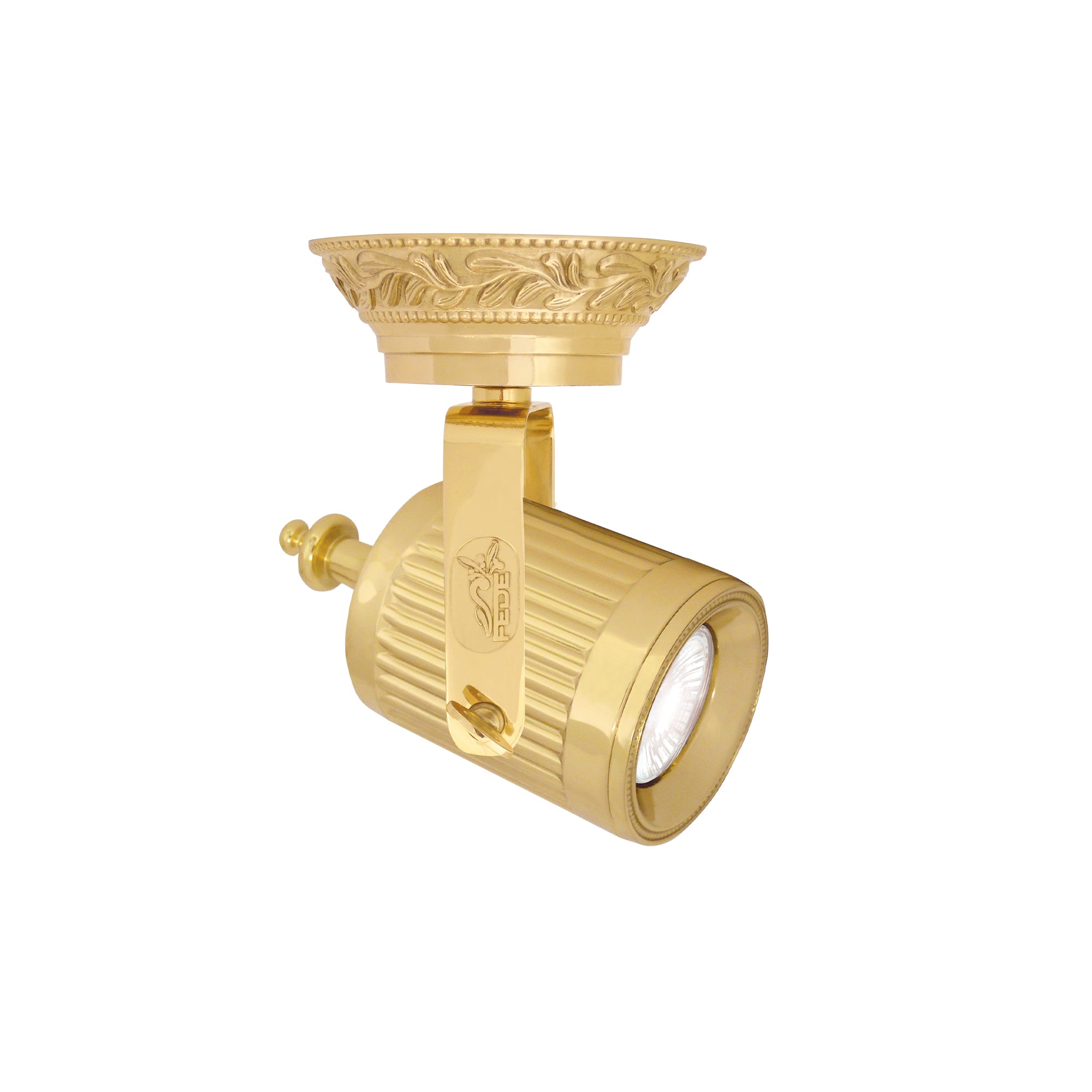 FD1049POB Спот-прожектор New Vienna II, GU10, 230V 50W, Ø125 мм, W185/H190 мм, bright gold, Fede_small