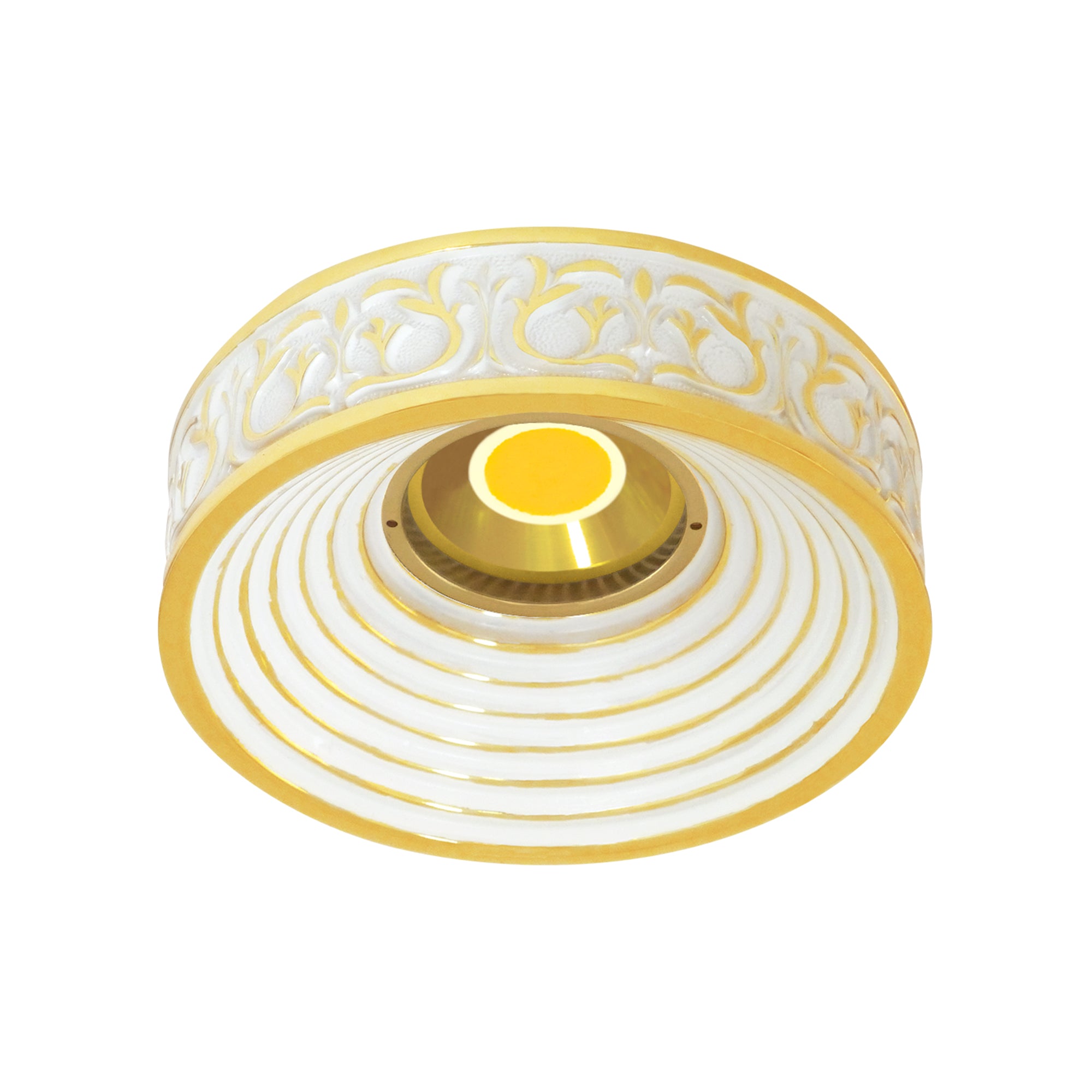 FD1055ROP Спот Emporio, ОМ, LED GU10, 230V 5.5W, Ø125 мм, H65 мм, white & gold, Fede_small