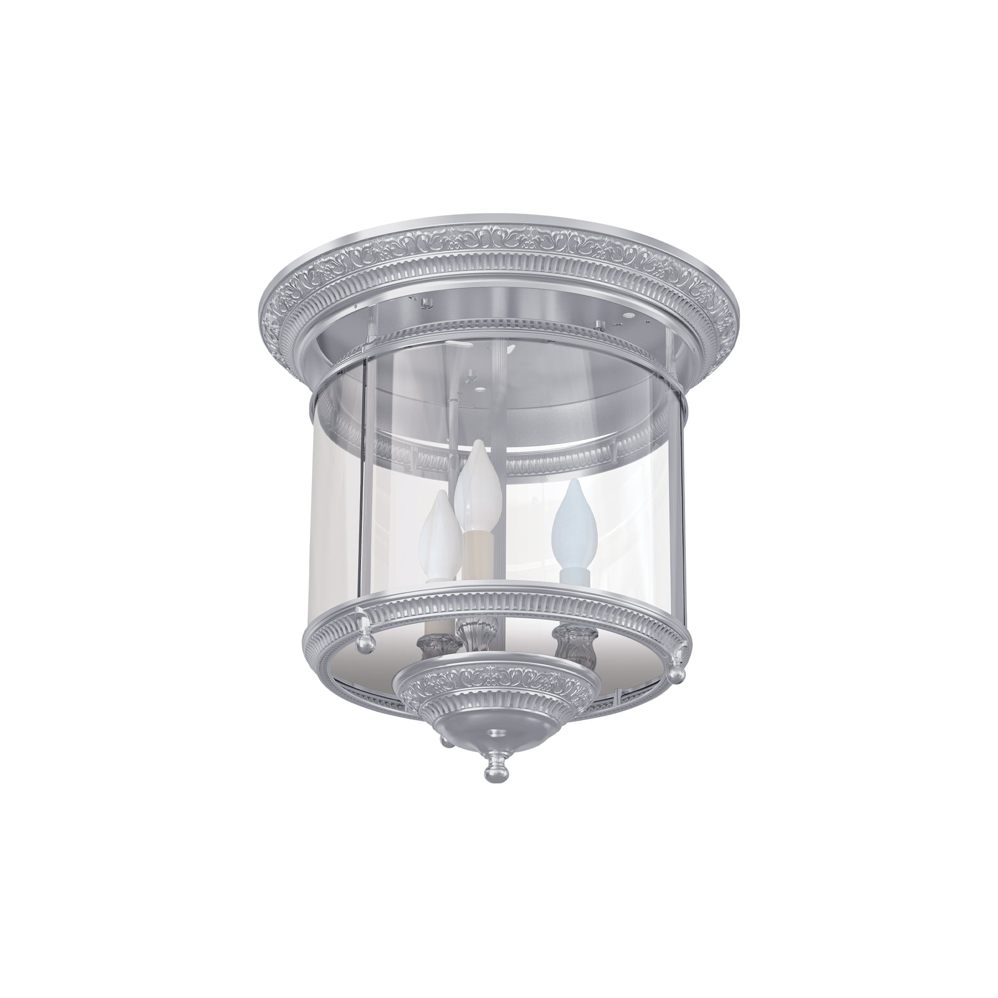 FD1096CCB Плафониера Verona II, 3xE14, 230V 28W, Ø400 мм, H397 мм, silver, Fede_small
