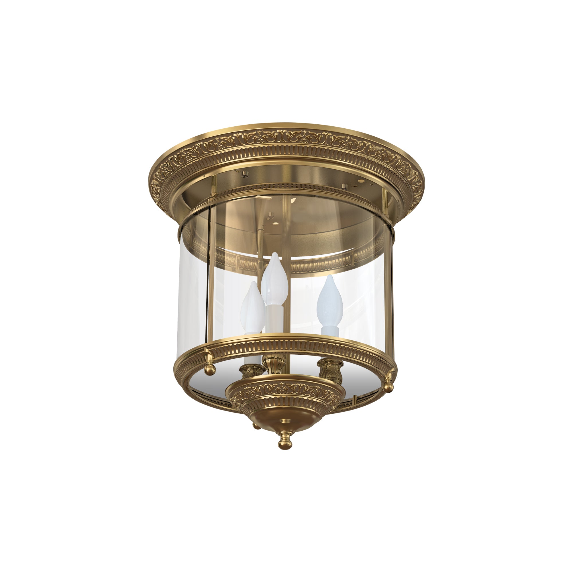 FD1096CPB Плафониера Verona II, 3xE14, 230V 28W, Ø400 мм, H397 мм, patina gold, Fede_small