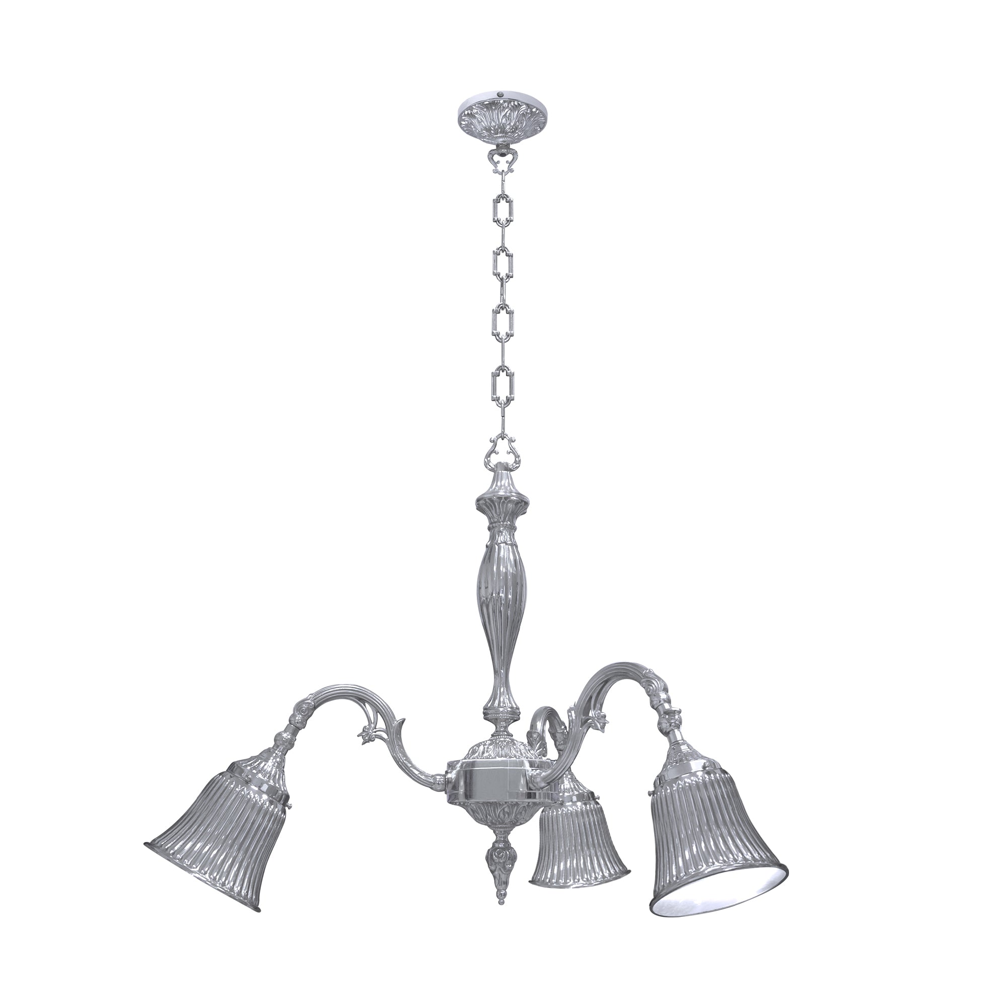 FD1159CCB Полилей Milazzo I, 3xE27, 230V, max. 60W, Ø687 мм, H932 мм, silver, Fede_small