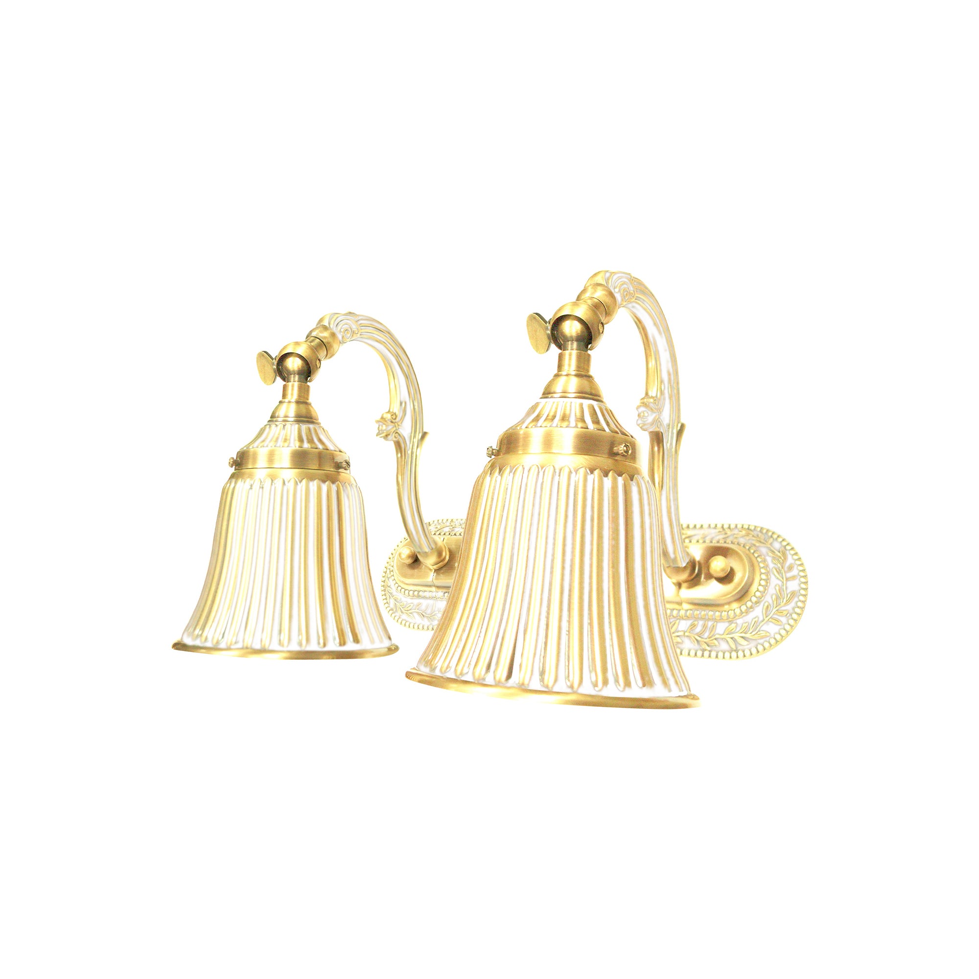 FD1168SOP Аплик San Marino I, 2xE27, E27 230V max. 60W, L295 мм, H230 мм, white & gold, Fede_small