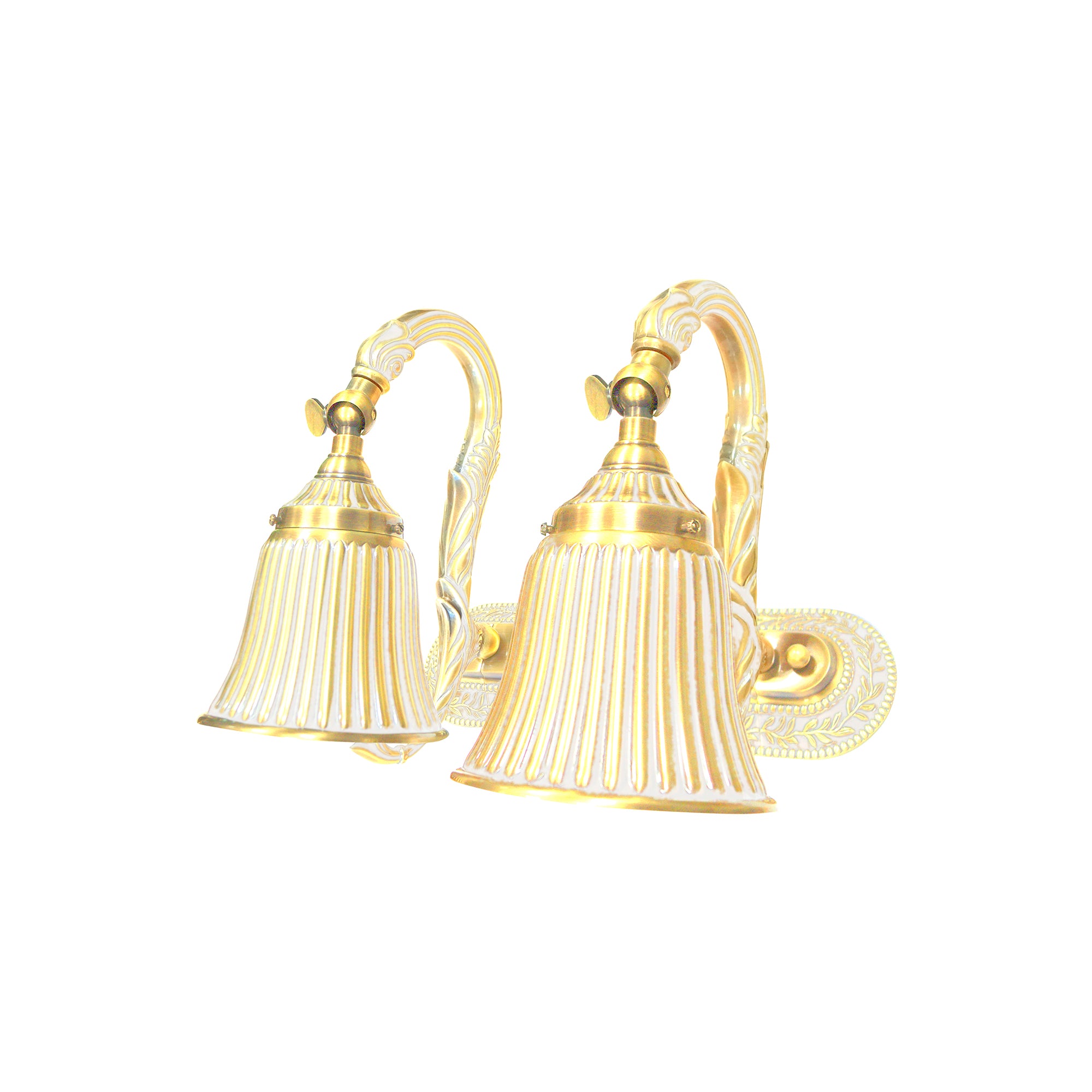 FD1185SOP Аплик San Marino II, 2xE27, E27 230V max. 60W, L295 мм, H230 мм, white & gold, Fede_small
