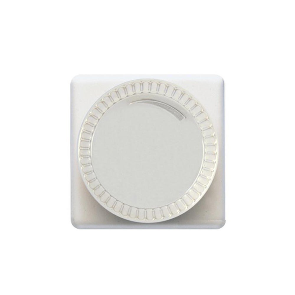 FD16438 Ротативен димер 60-500W 230V, въртящ бутон пластмаса, лицев панел месинг, цвят White, Fede_small