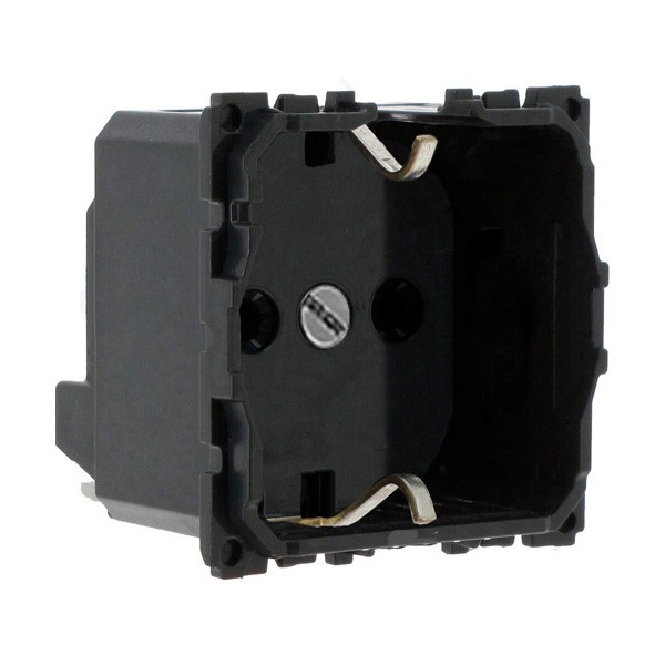 FD16823 Контакт 2P+E, Shuko, цвят Black, Fede_small
