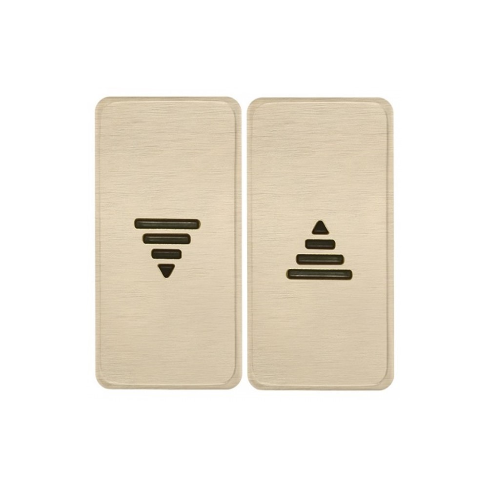 FD17769BB-M Бутон за ключ за управление на щори, цвят Brushed Brass + Black, Fede_small