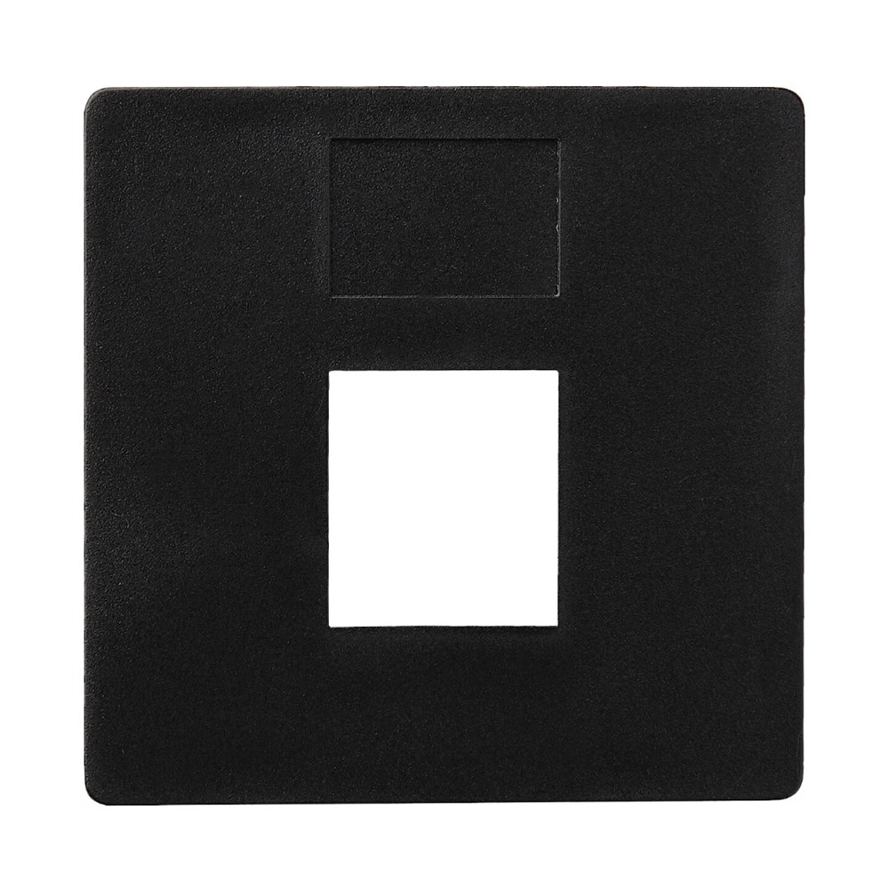 FD17896-M Лицев панел 1М за RJ45 (45х45 мм), цвят Black, Fede_small