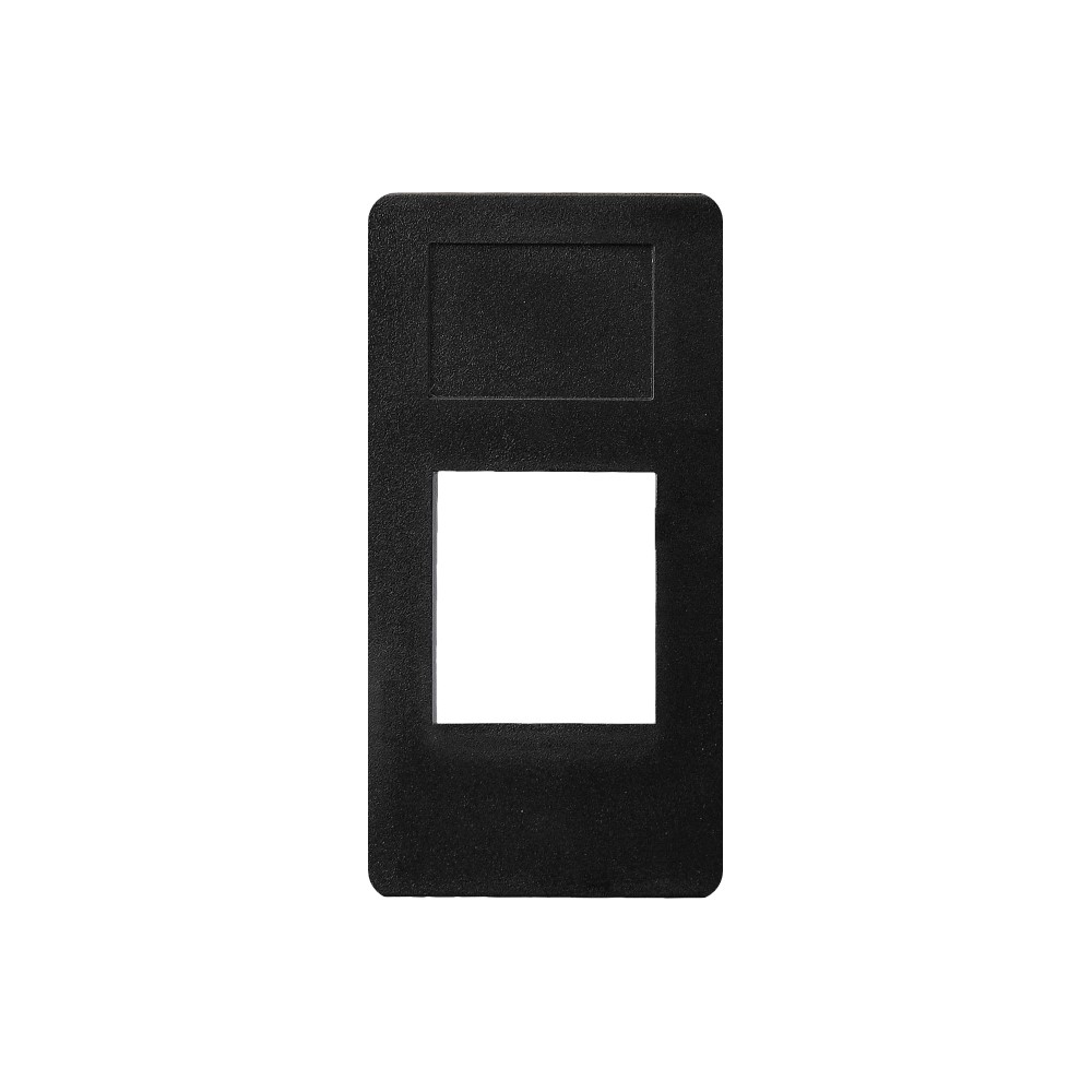 FD17898-M Лицев панел 1/2М за RJ45 (45х22,5 мм), цвят Black, Fede_small