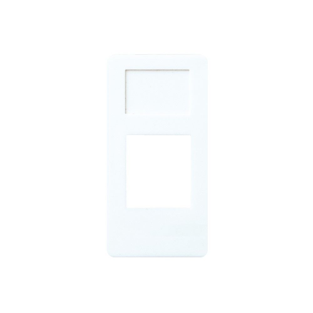 FD17898 Лицев панел 1/2М за RJ45 (45х22,5 мм), цвят White, Fede_small