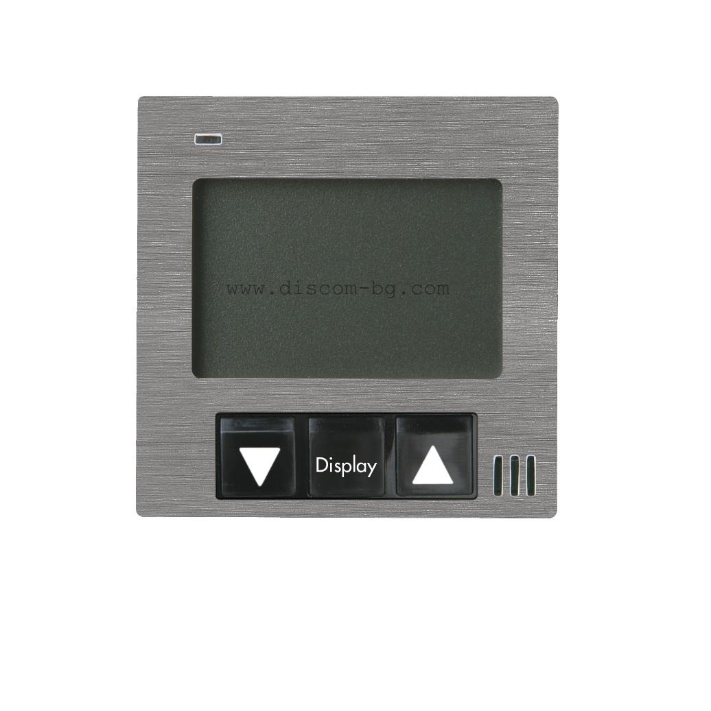 FD18000BG-M Термостат за подово отопление SoHo, месинг, цвят Brushed Graphite + Black, Fede_small