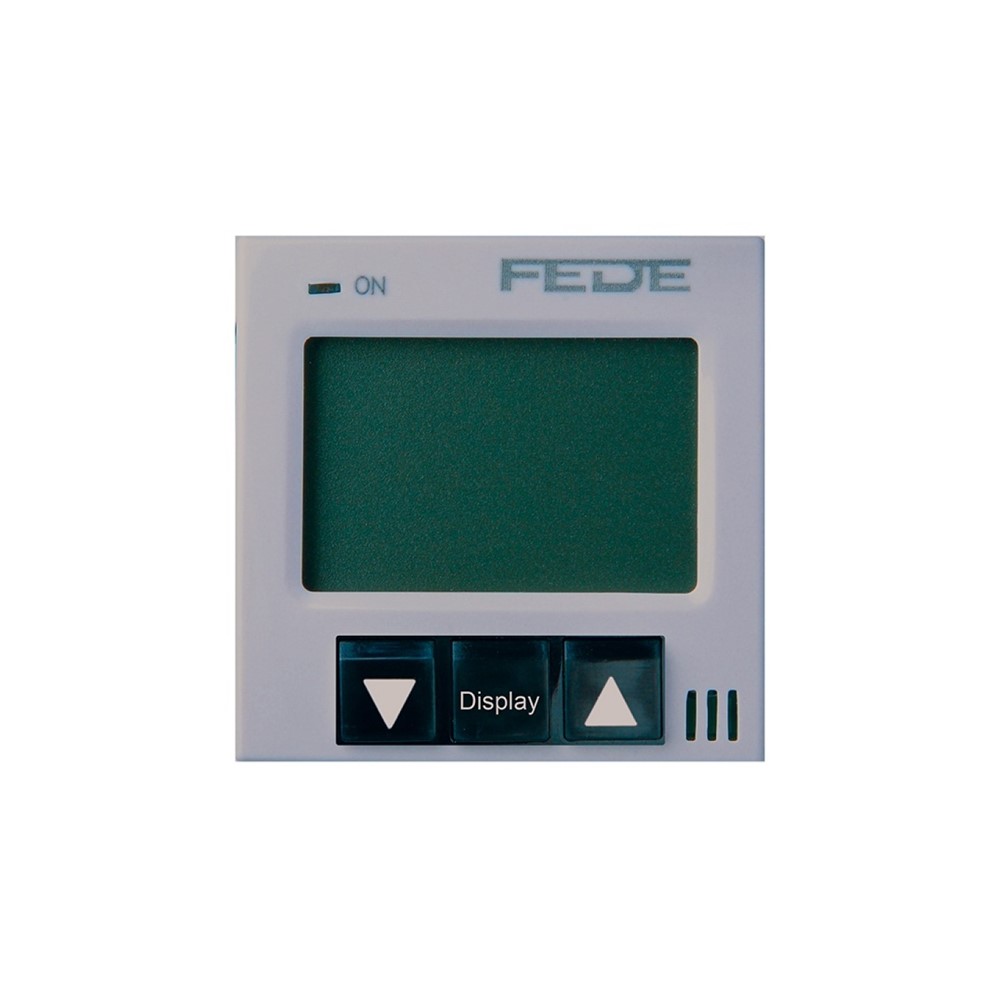 FD18000CB-M Термостат за подово отопление Marco, месинг, цвят Black + Bright Chrome, Fede