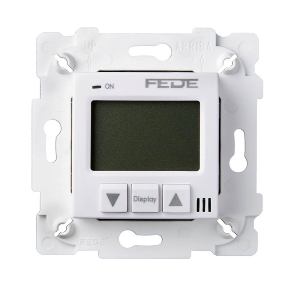 FD18001 Мултифункционален термостат, пластмаса, цвят Black, White, Fede_small