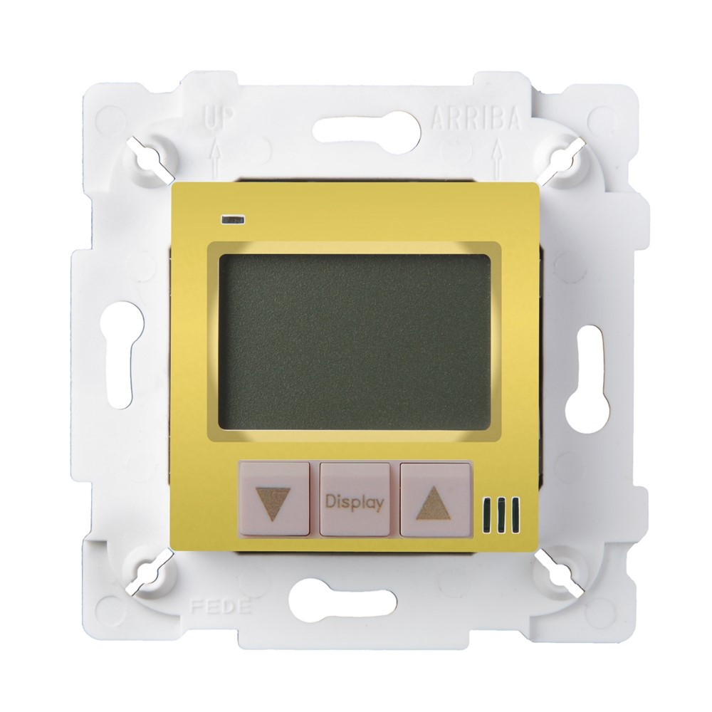 FD18001OB-A Стаен термостат Marco, месинг, цвят Beige + Bright Gold, Fede