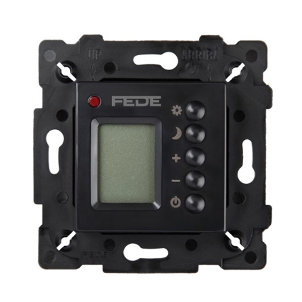 FD18004-M Мултифункционален термостат, пластмаса, цвят Black, Fede_small