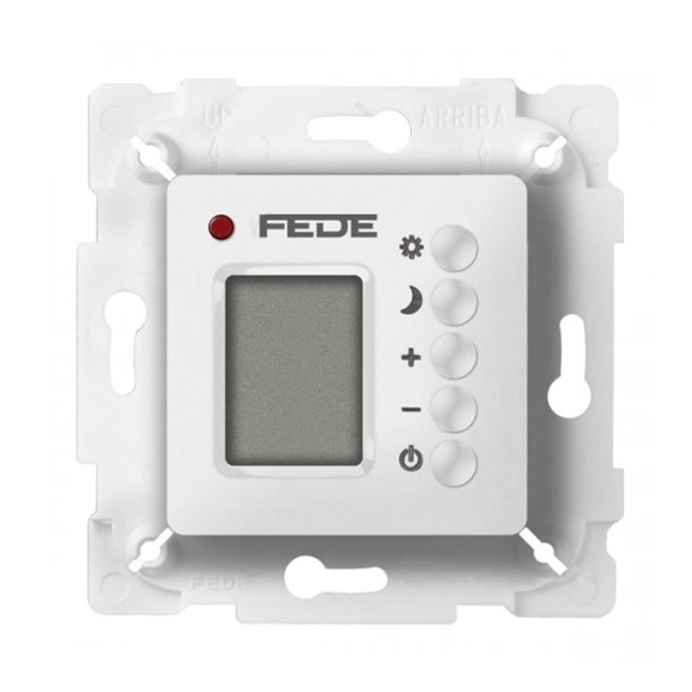 FD18004 Мултифункционален термостат, пластмаса, цвят White, Fede_small