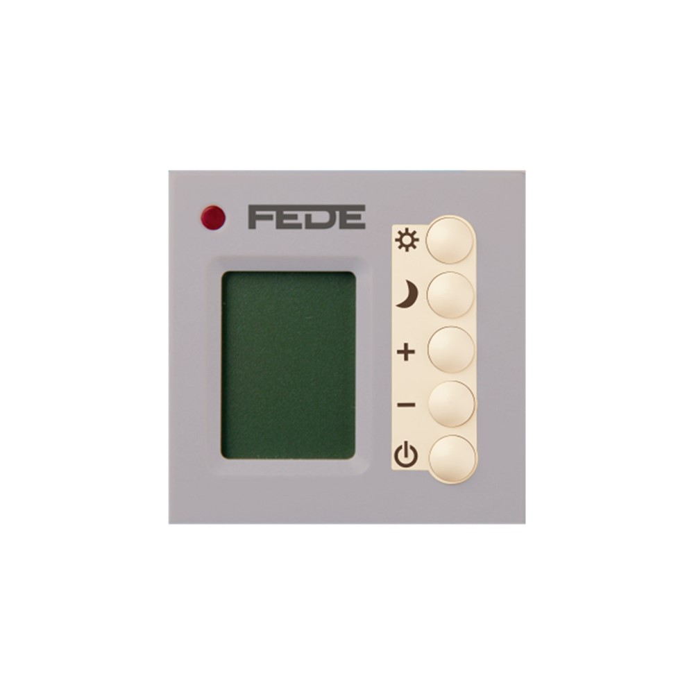 FD18004CB-A Мултифункционален термостат, месинг, цвят Beige + Bright Chrome, Fede_small