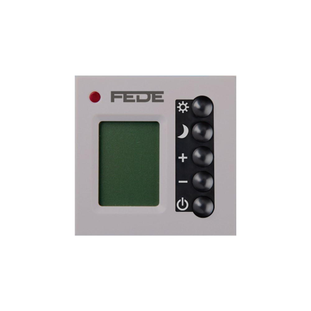FD18004CB-M Мултифункционален термостат, месинг, цвят Black + Bright Chrome, Fede_small