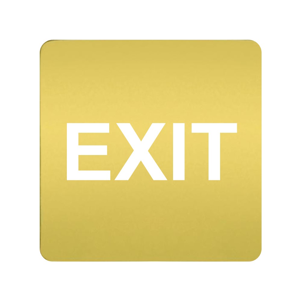FD28609-G Етикет EXIT за димер с LED индикатор, цвят Gold, Fede_small