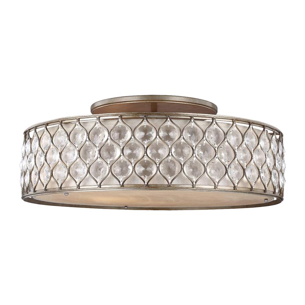 FE-LUCIA-6SF-L - Light Flush Light - Плафониера, Elstead Lighting