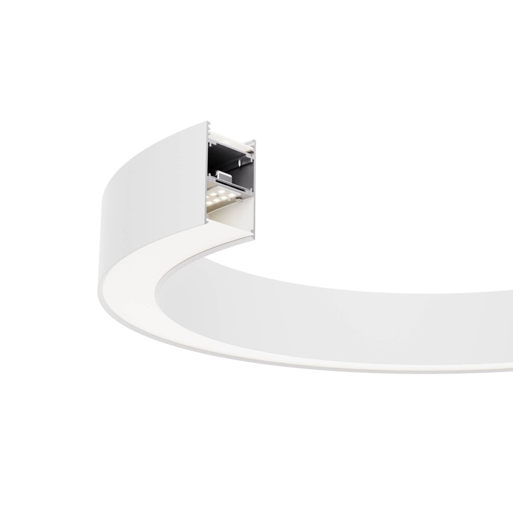 FEM75WW90 SWH Извит осветител XFREE M 1178мм 36/12W 220-240V 3000K, sand white, Arelux_small