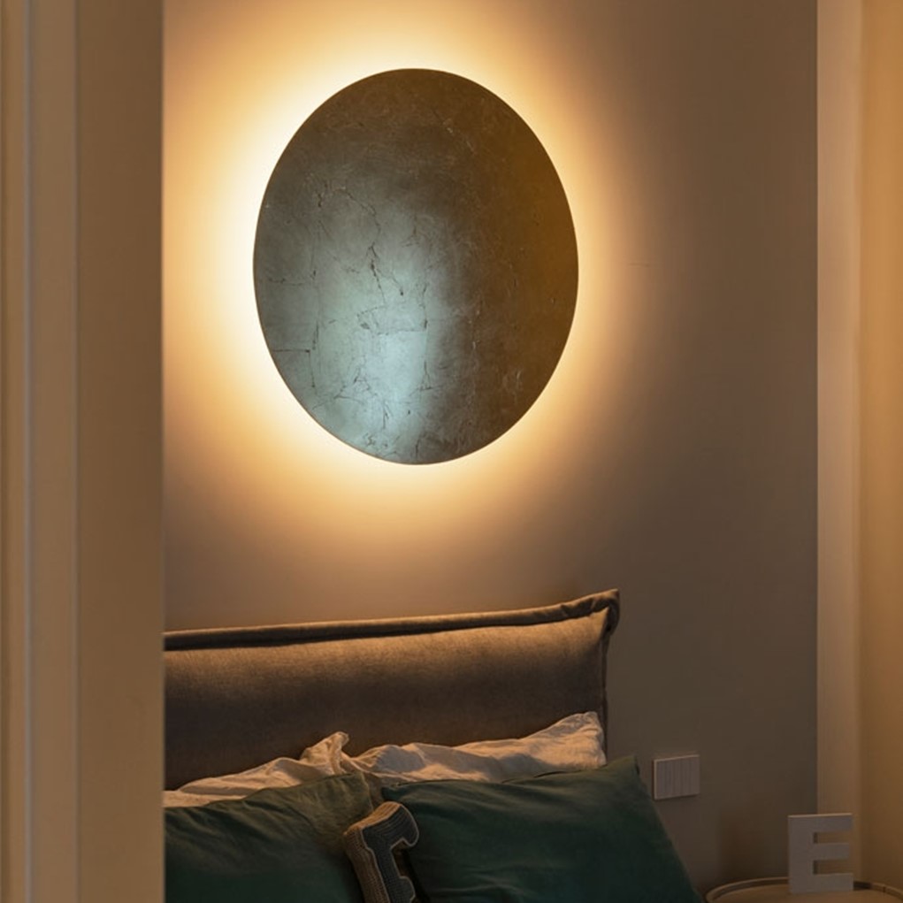 FR12230LS Аплик Francesca Ø120 4xE27 LED Triac dimmable, silver, Catellani&Smith_small