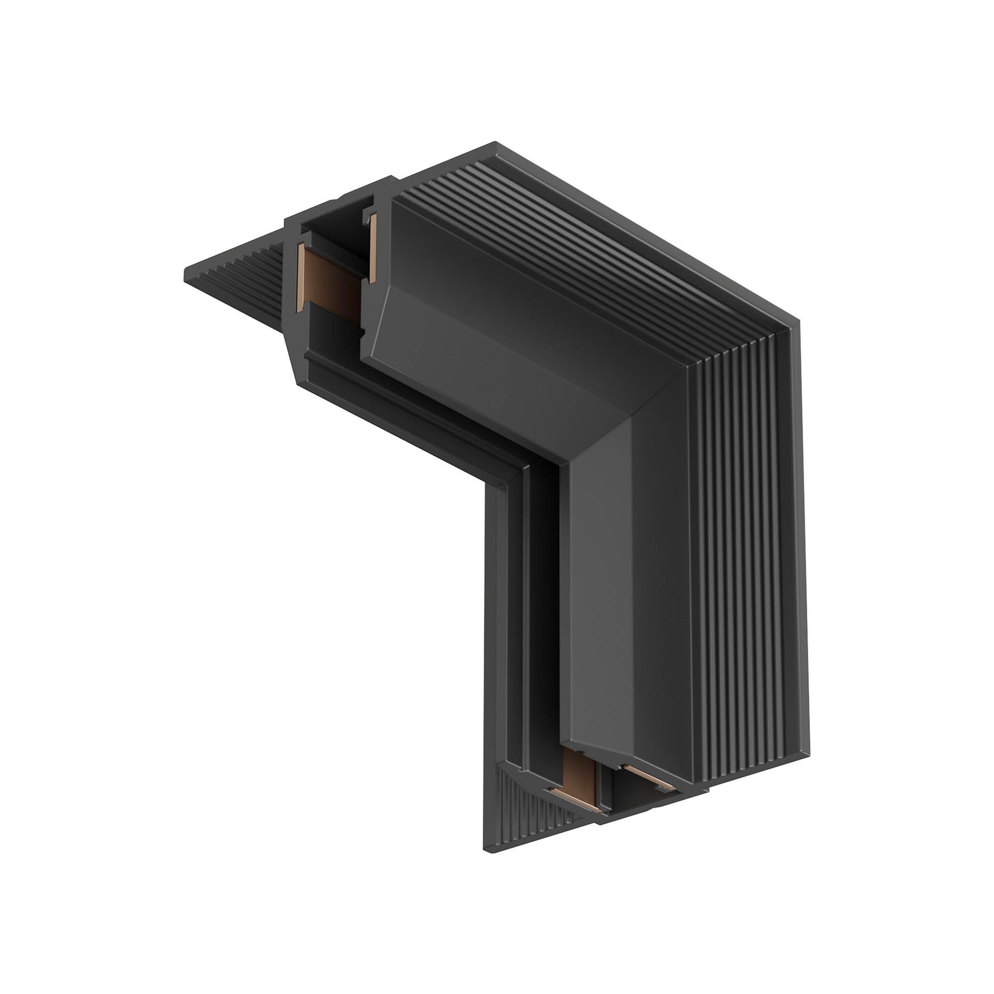 FVR01IAC MBK Свързващ ъглов модул XFIVE, вътрешен, trimless монтаж, black, Arelux_small