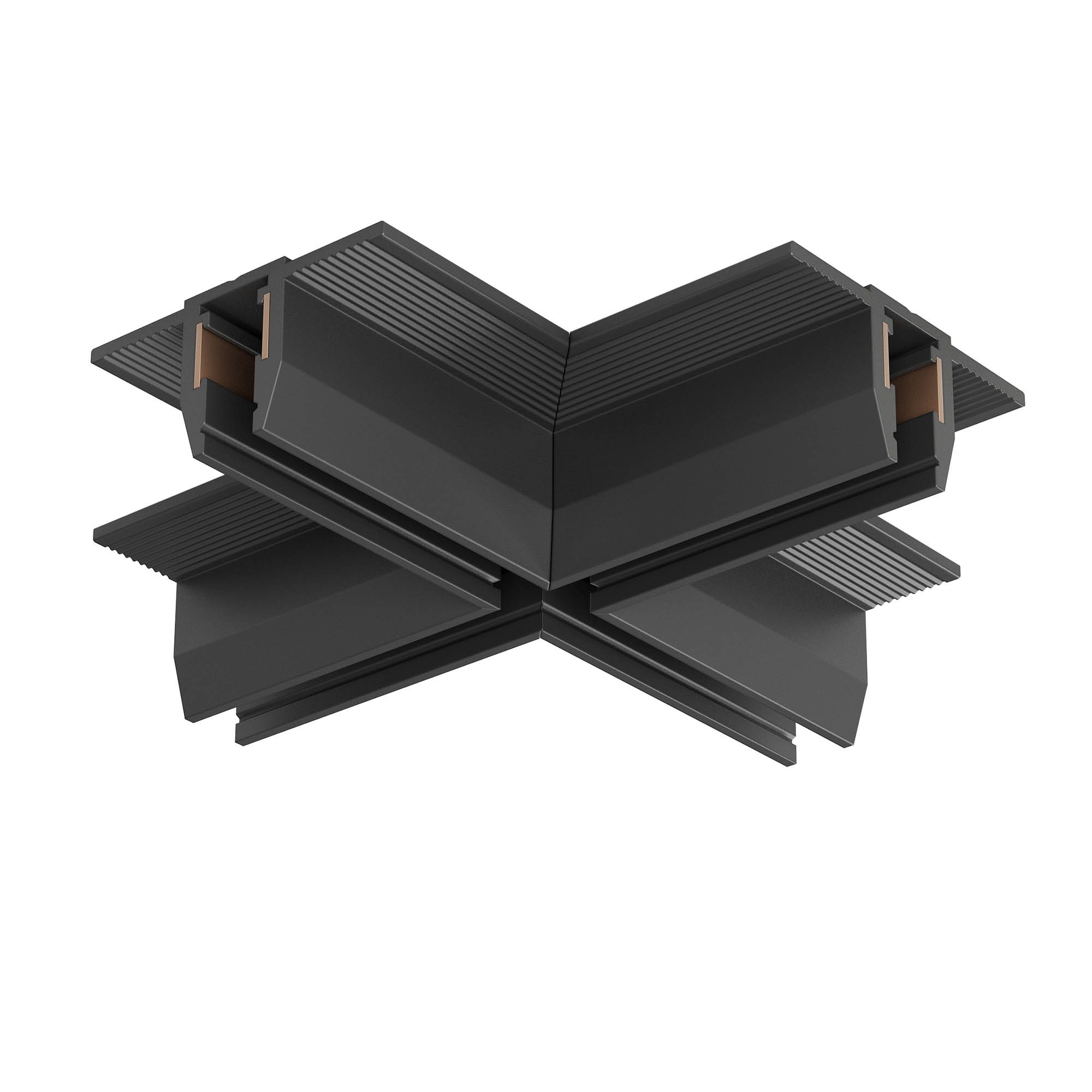 FVR01XC MBK Свързващ X-елемент XFIVE, trimless монтаж, 48V DC, IP40, black, Arelux_small