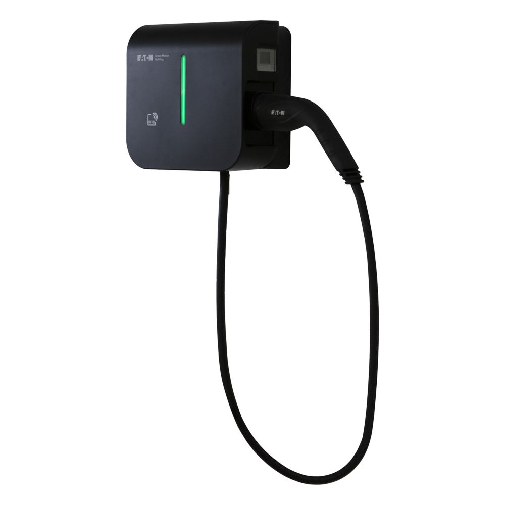 GMB2203BBAA00A00 Зарядна станция Green Motion Building, 3,7-22kW AC, кабел 5м T2, MID 4G, Eaton