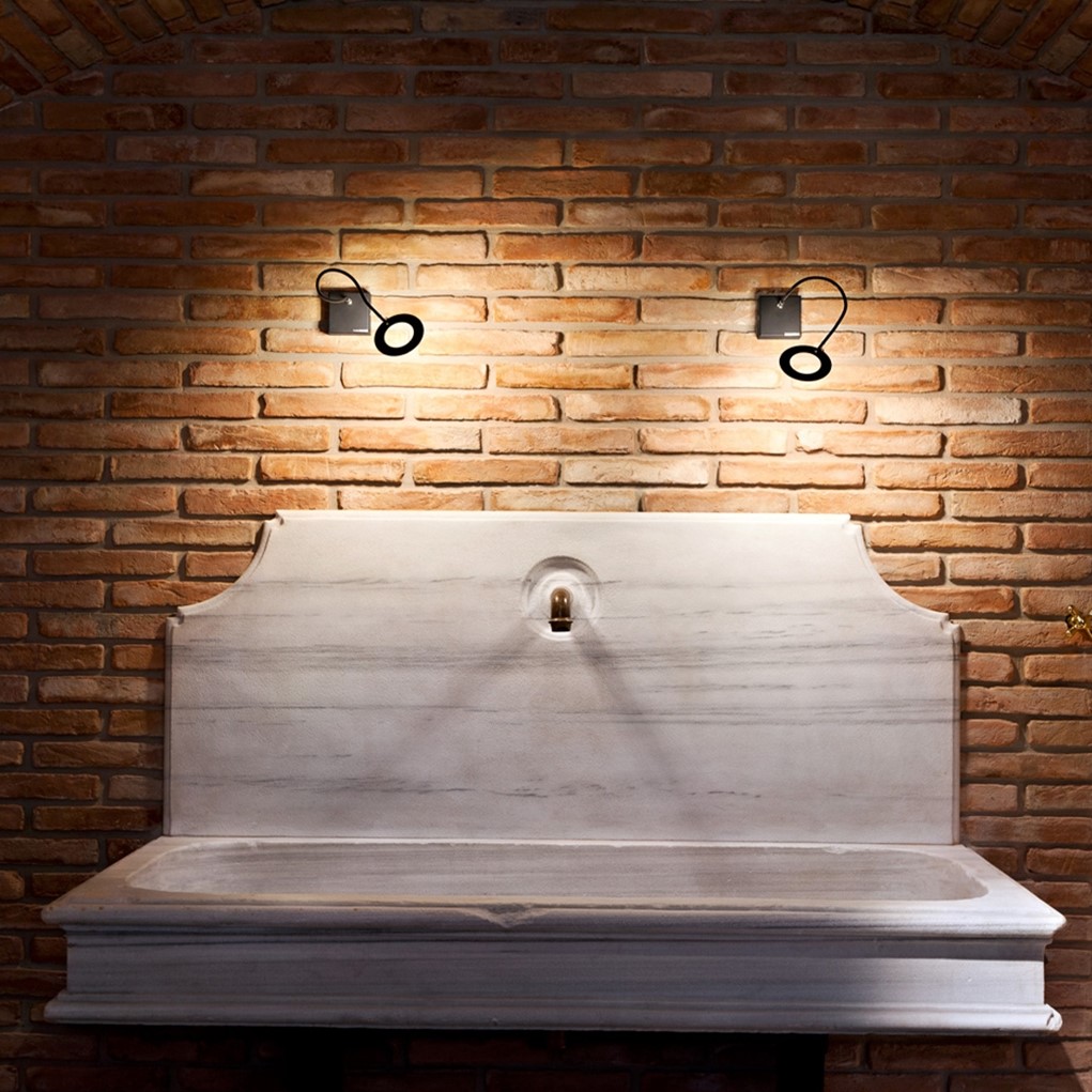 GPNC Аплик Giulietta 1x2,6W LED, touch-less dimming, nickel, Catellani&Smith_small