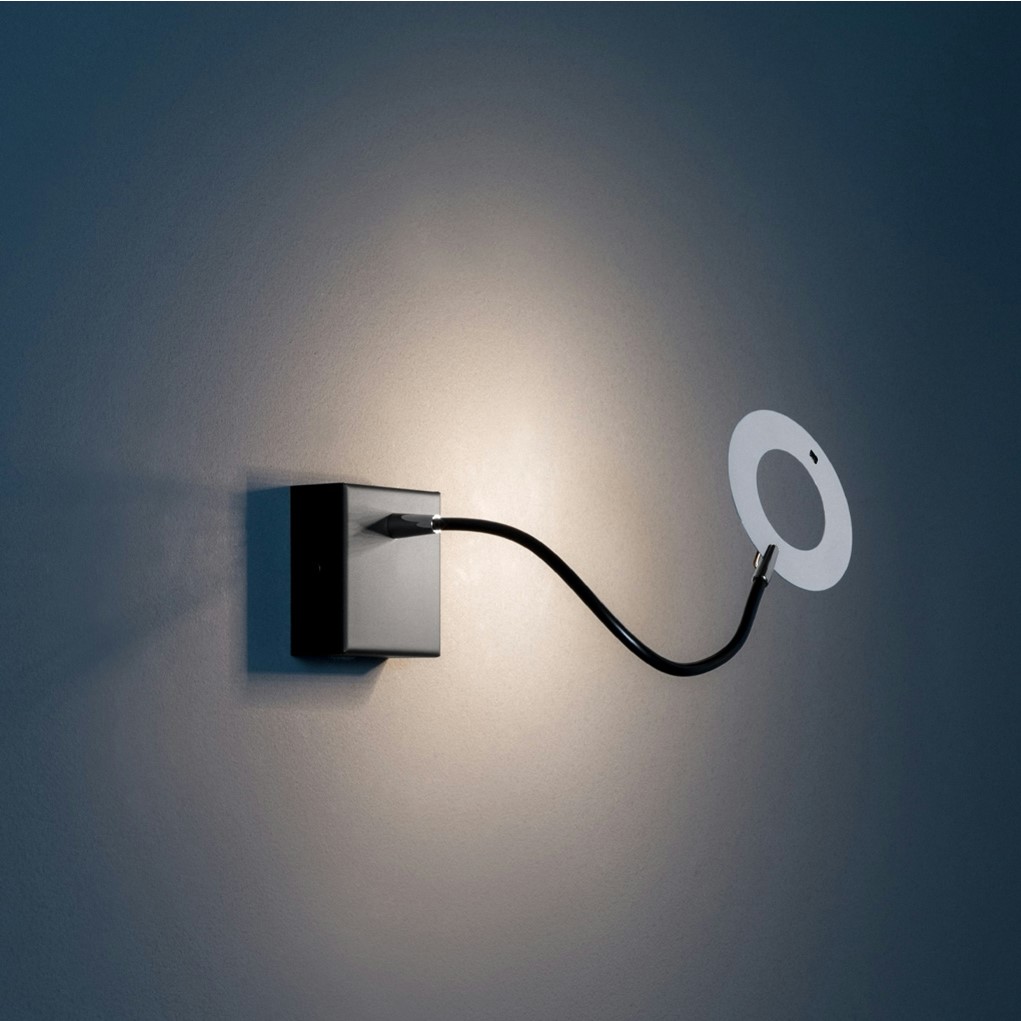 GPNC Аплик Giulietta 1x2,6W LED, touch-less dimming, nickel, Catellani&Smith