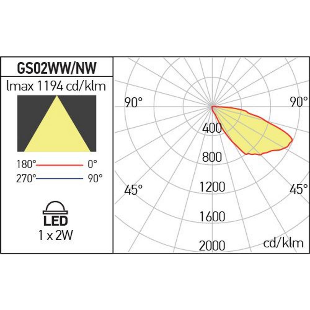 GS02NWIP65 BK Осветително тяло XGHOST IP65 2W 100-240V AC 4000K, Arelux_small