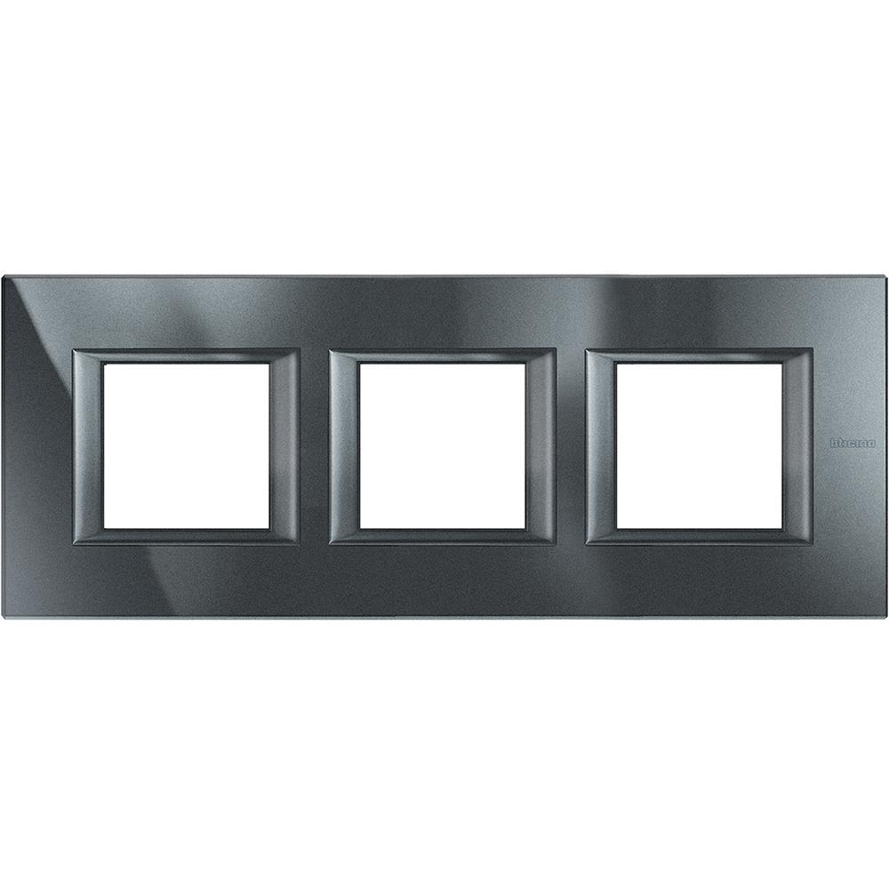 HA4802M3HHS Рамка 3x2M 71mm Axolute Rectangular anthracite Bticino