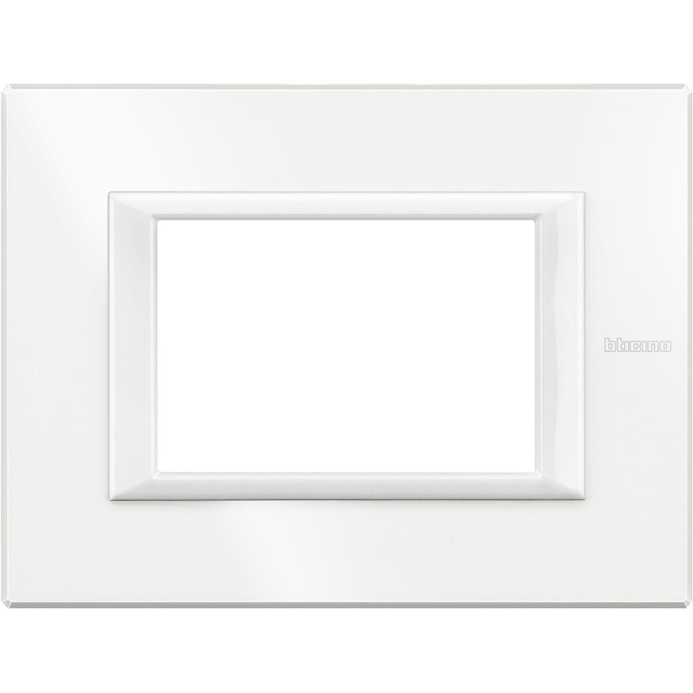 HA4803HD Рамка 3M Axolute Rectangular white monochrome Bticino